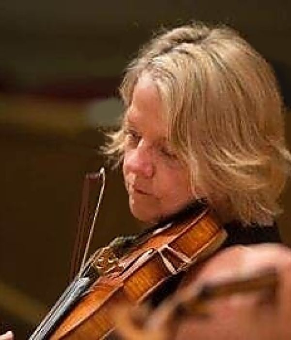 Portrait of Violin II musician and Assistant Principal Second Pamela Close