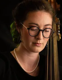 Portrait of Bass musician Hillary Fuller