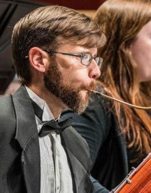 Portrait of Contrabassoon musician Ryan Caldwell