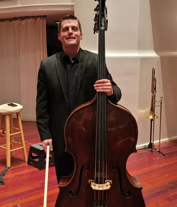 Portrait of Double Bass musician Joseph Everett