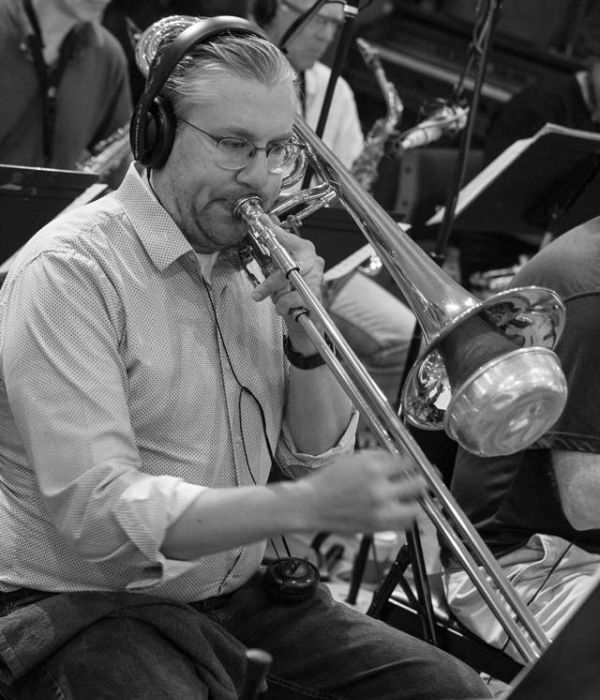 Portrait of Principal Trombone musician Richard Dole