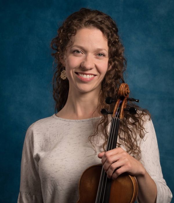 Portrait of Violin II musician Tricia Bonner