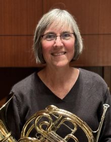 Portrait of Horn musician Virginia Kundrat