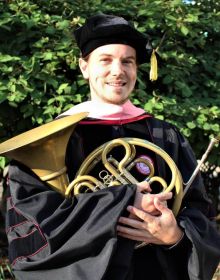 Portrait of ​Horn musician ​Michael Stiles