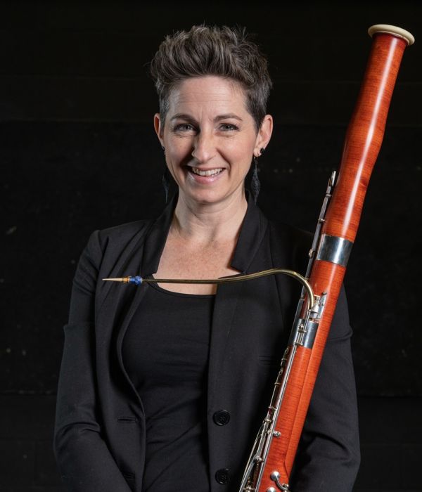 Portrait of Principal Bassoon musician Kara Stolle