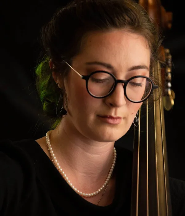 Portrait of Bass musician Hillary Fuller