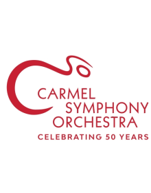 Red logo for Carmel Symphony Orchestra