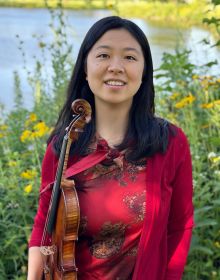 Portrait of Violin I musician Emily Yin