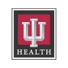 IU Health logo in red, white and black