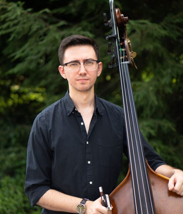 Portrait of Assistant Principal ​Bass musician Brandon Vaughn