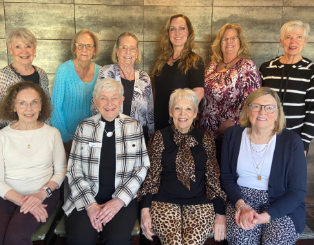 A group photo of the Carmel Symphony Orchestra League 2025-2026 Officers