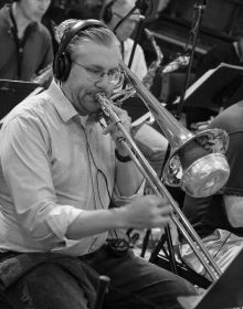 Portrait of Principal Trombone musician Richard Dole