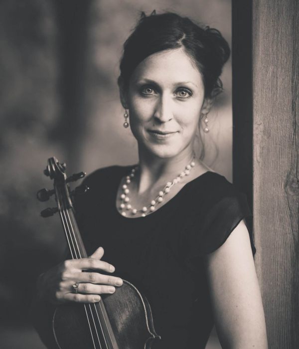 Portrait of Violin I musician Amanda Baer
