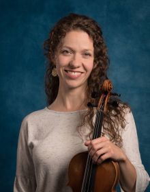 Portrait of Violin II musician Tricia Bonner