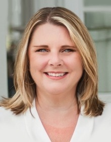 Cheri Moore in white shirt