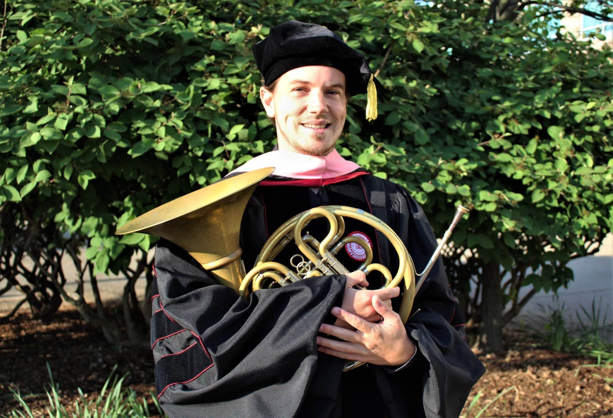 Portrait of ​Horn musician ​Michael Stiles