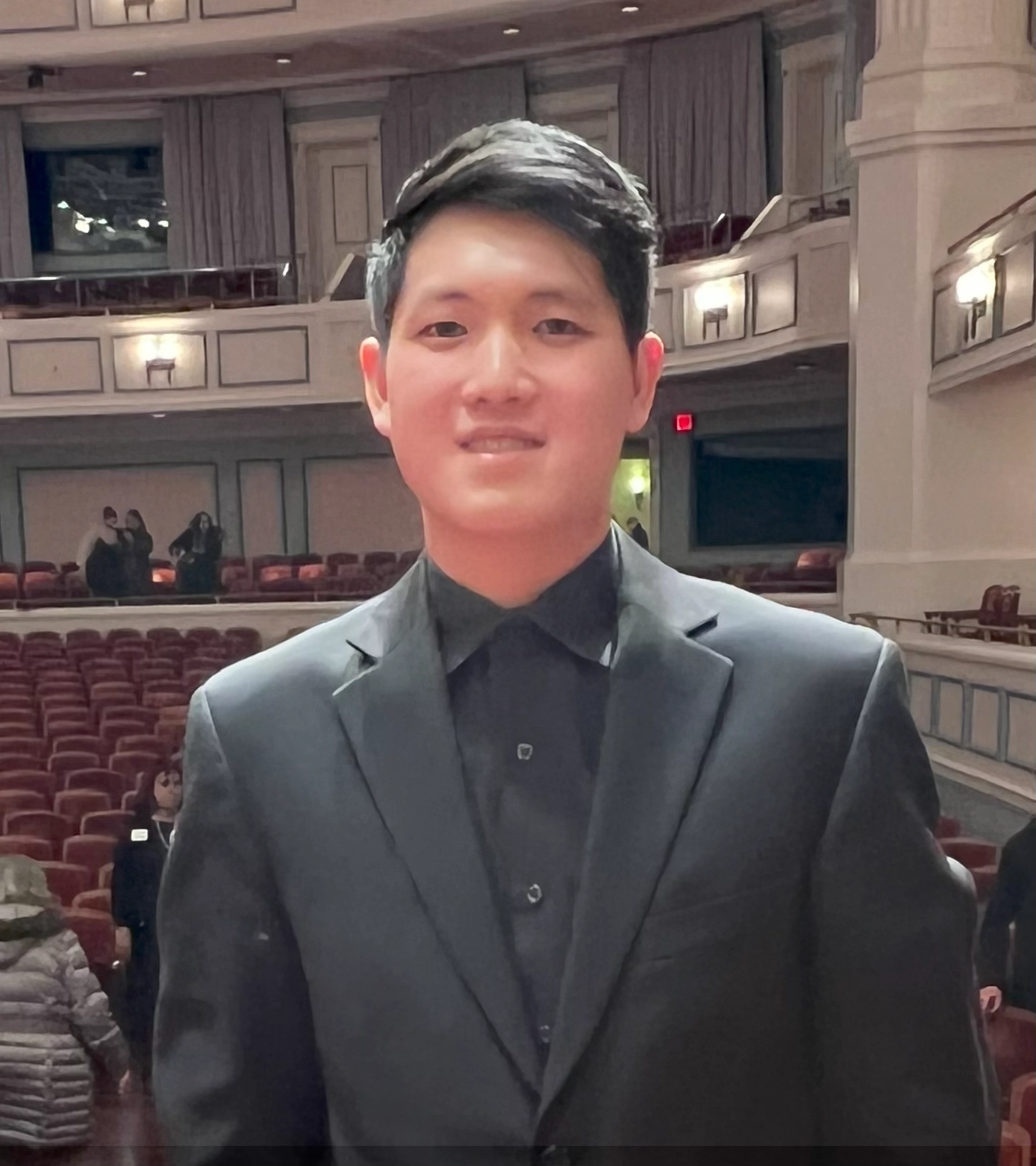 Portrait of Violin I musician Byron Fan