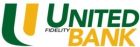 United Fidelity Bank logo in green and gold colors
