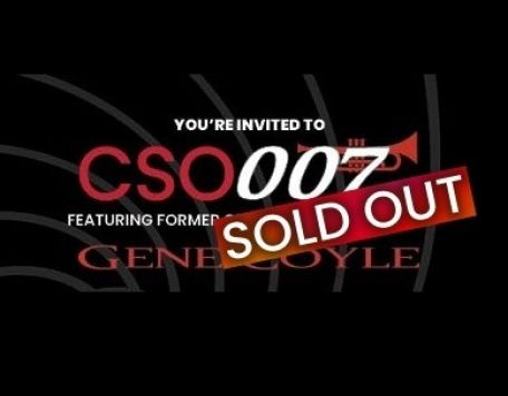 black square with words CSO 007 sold out written across